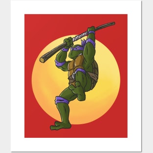 Donatello Jump Attack Posters and Art